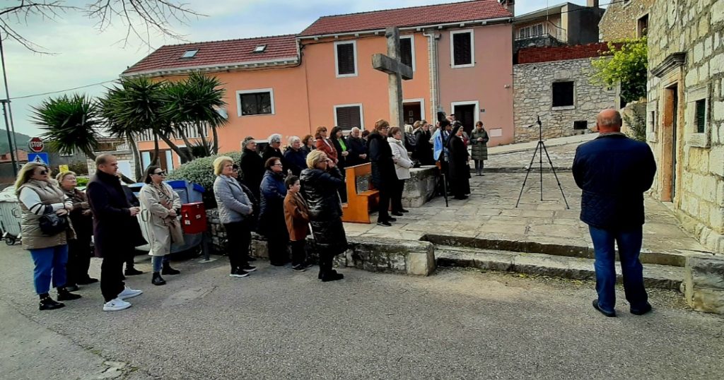 Blato: Proslava Gospe Nuncijate u njoj posvećenoj kapelici